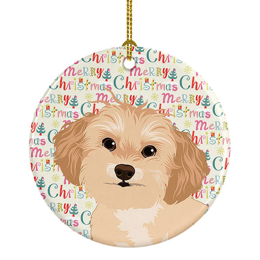 Buy this Shih-Tzu Gold #1 Christmas Ceramic Ornament