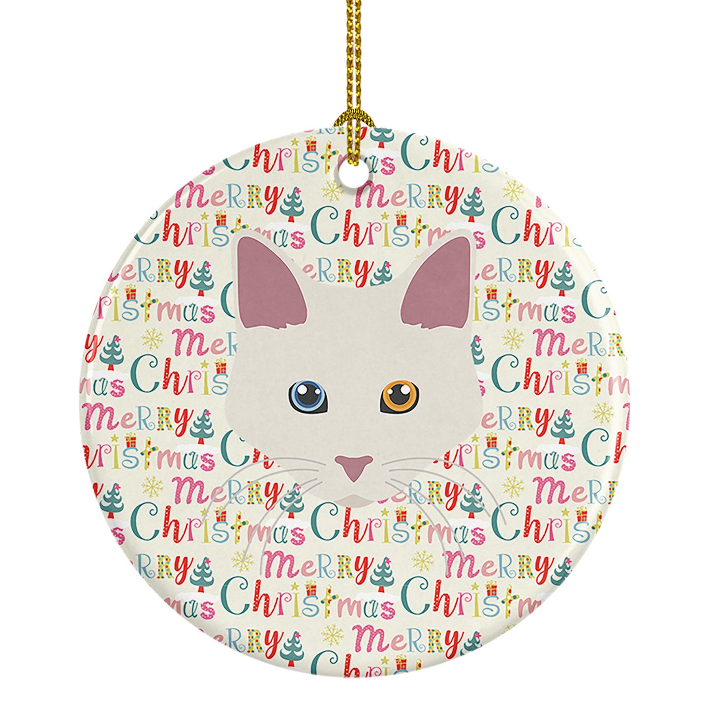 Buy this Aphrodite Giant Cat Christmas Ceramic Ornament