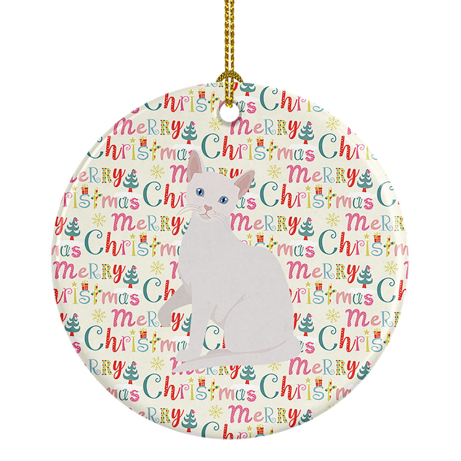 Buy this Arabian Mau Cat Christmas Ceramic Ornament
