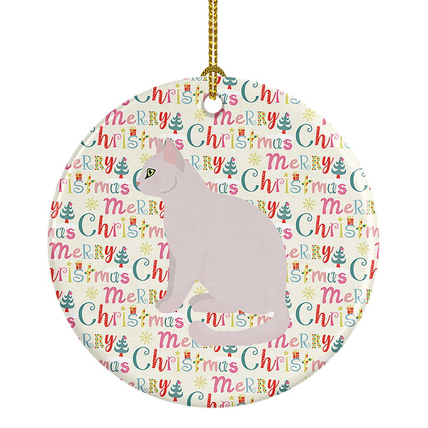 Buy this Burmilla #2 Cat Christmas Ceramic Ornament