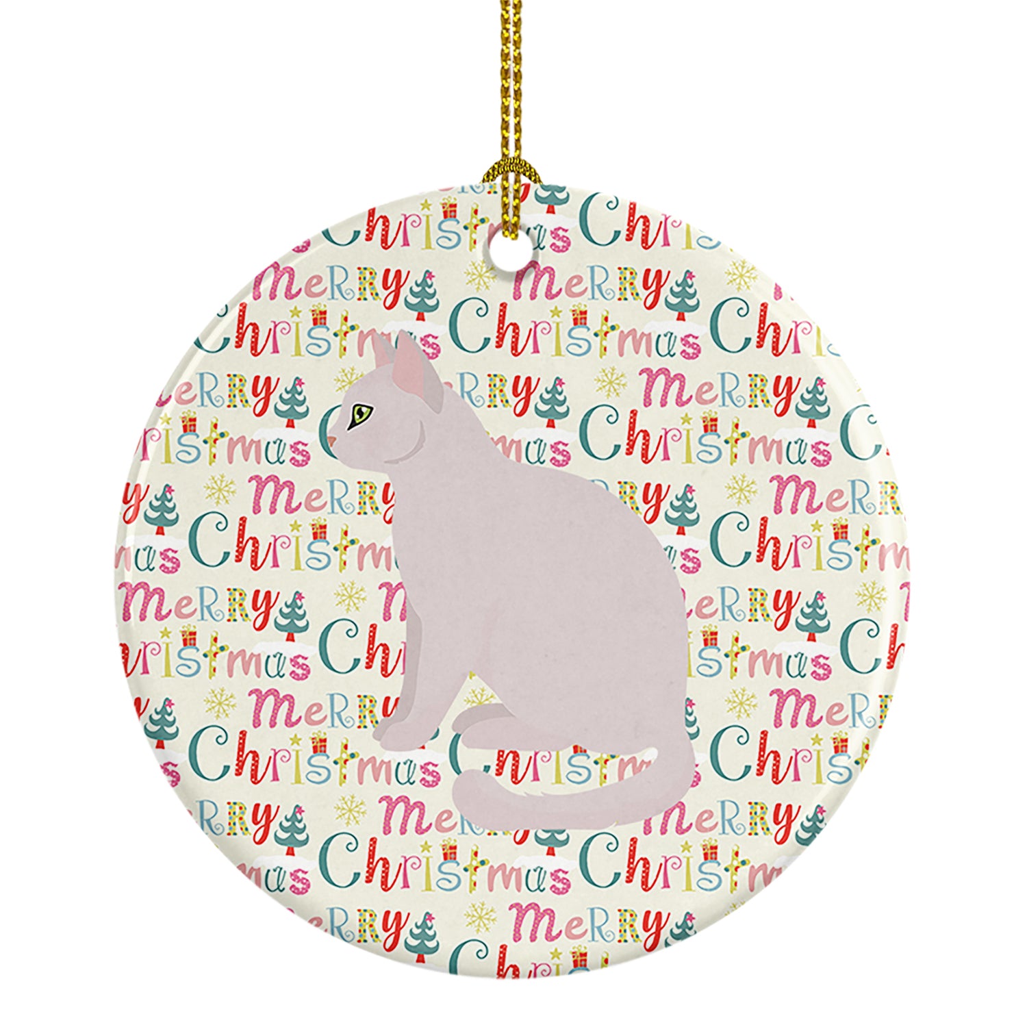 Buy this Burmilla #2 Cat Christmas Ceramic Ornament
