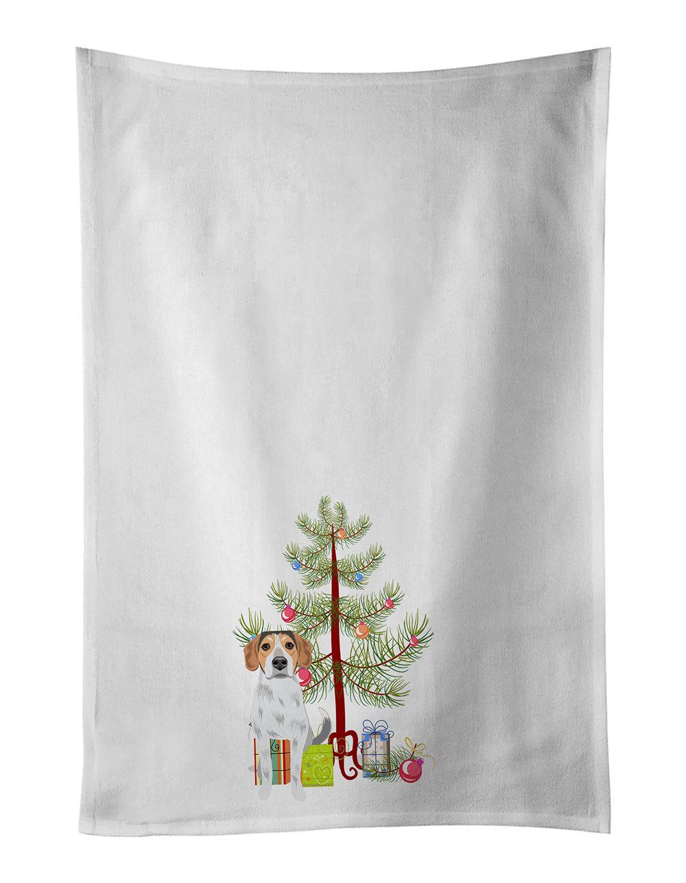 Buy this Beagle Tricolor #2 Christmas Kitchen Towel Set of 2