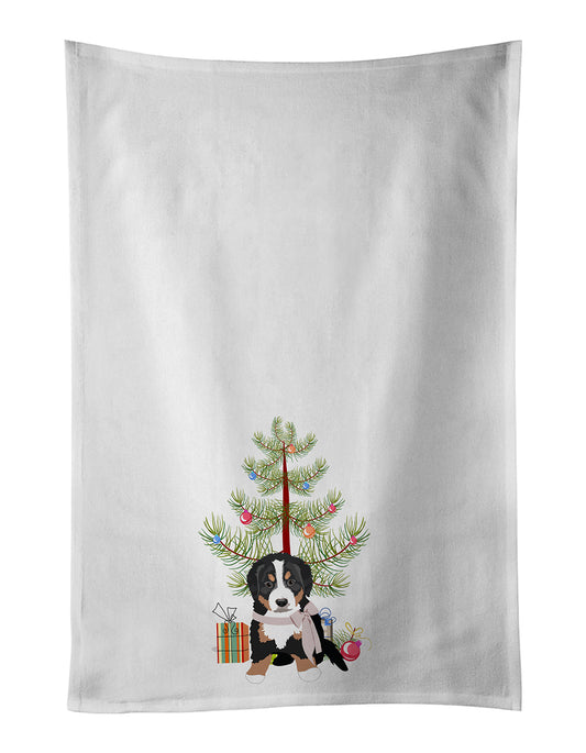 Buy this Bernese Mountain Dog Puppy #1 Christmas Kitchen Towel Set of 2