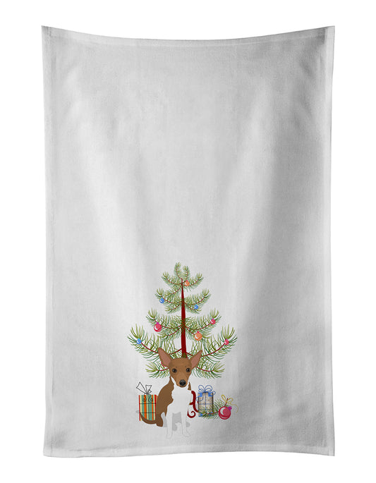 Buy this Chihuahua Chocolate and White #1 Christmas Kitchen Towel Set of 2