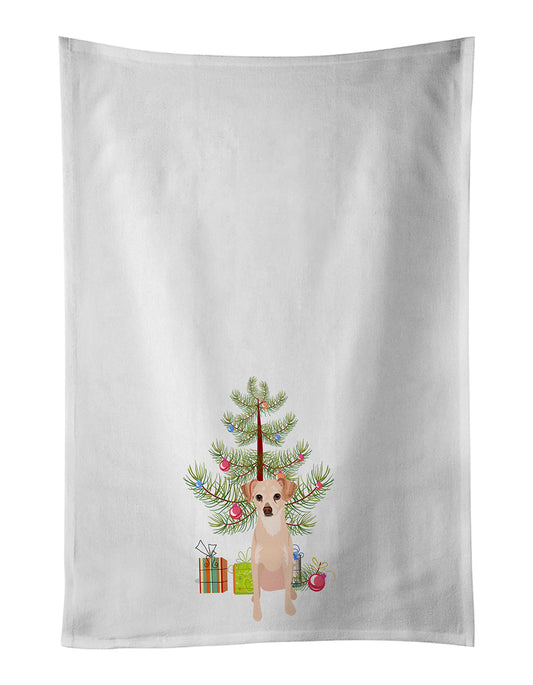 Buy this Chihuahua Cream Christmas Kitchen Towel Set of 2