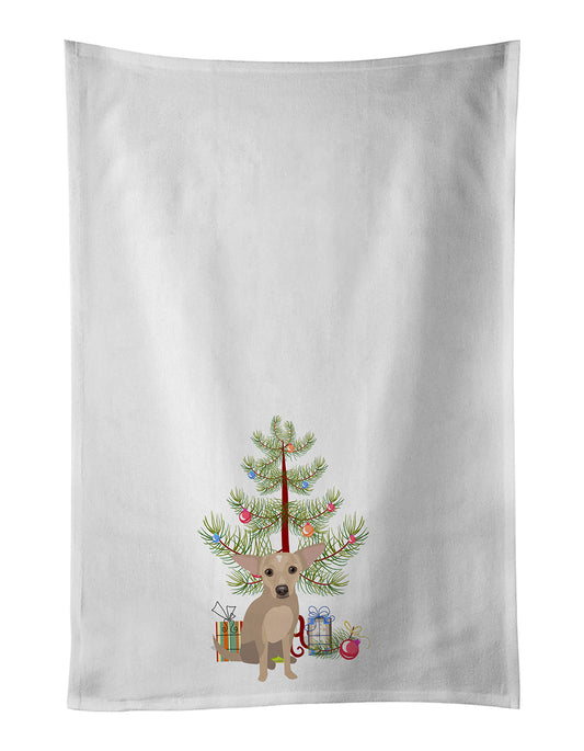 Buy this Chihuahua Silver Christmas Kitchen Towel Set of 2
