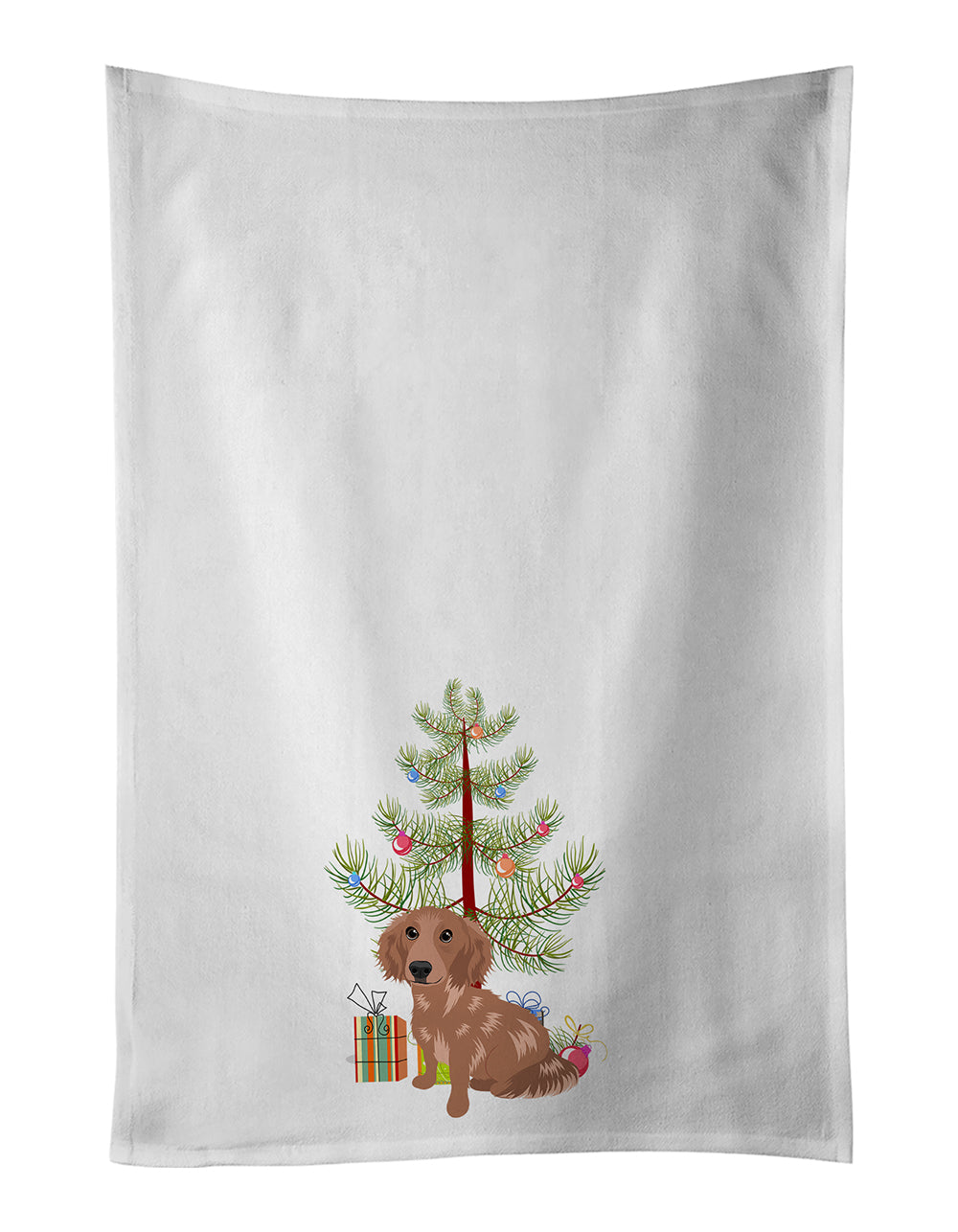 Buy this Dachshund Red #2 Christmas Kitchen Towel Set of 2