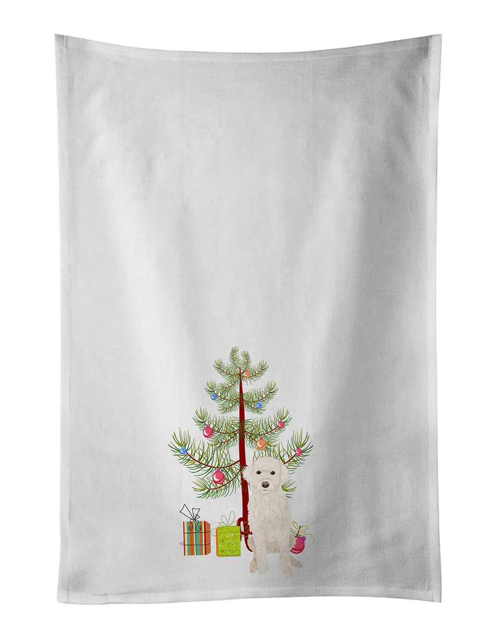 Buy this Doodle Cream #2 Christmas Kitchen Towel Set of 2