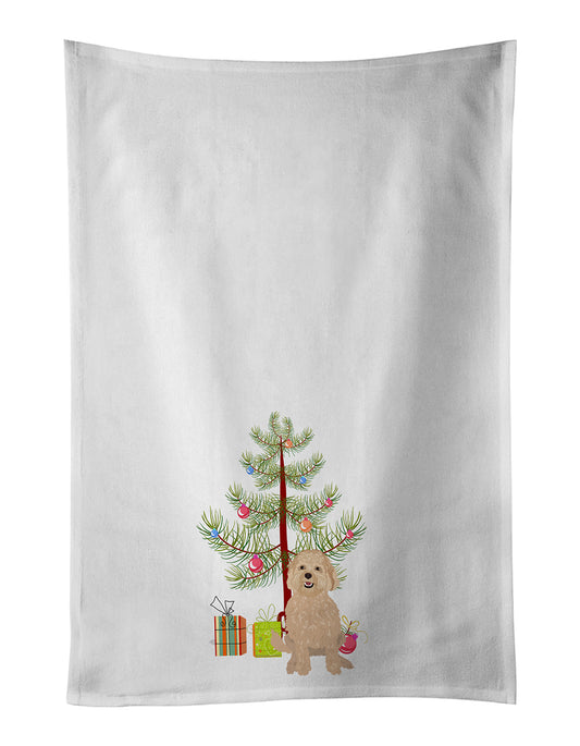 Buy this Doodle Fawn #1 Christmas Kitchen Towel Set of 2
