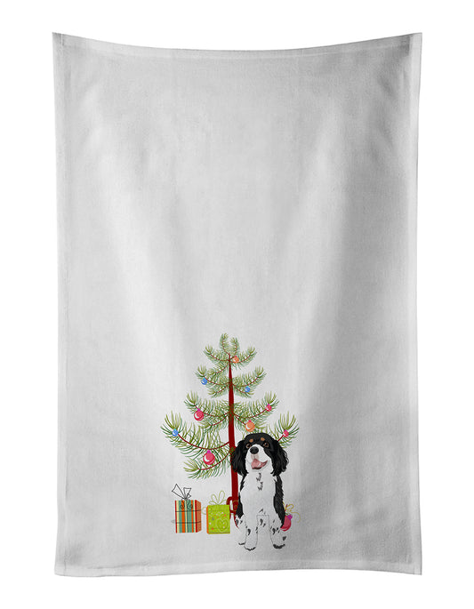 Buy this Cavalier King Charles Spaniel Tricolor #2 Christmas Kitchen Towel Set of 2