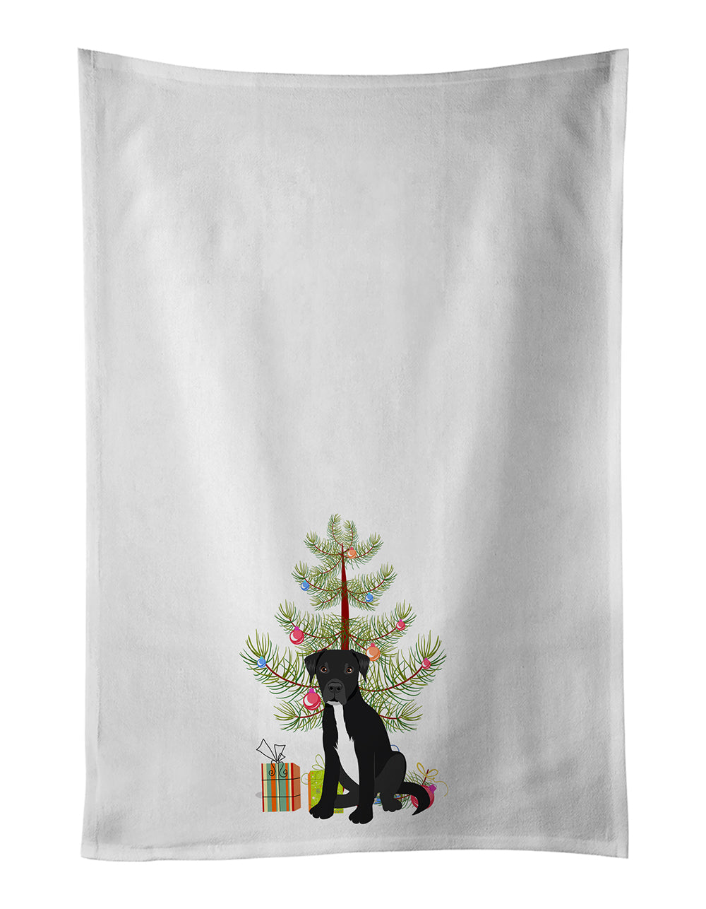 Buy this Pit Bull Black #1 Christmas Kitchen Towel Set of 2