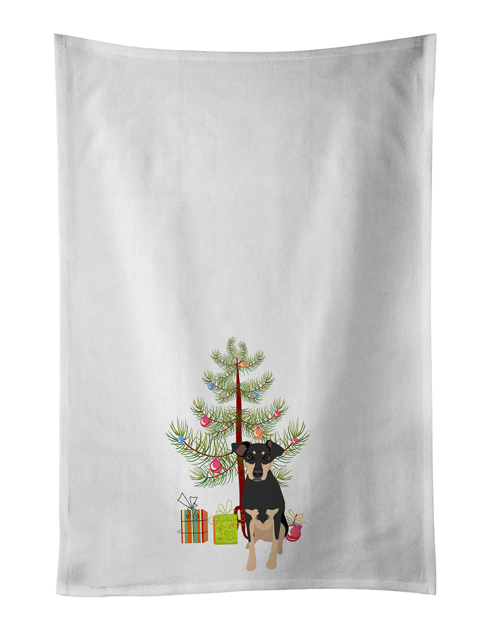 Buy this Rottweiler Black and Tan #3 Christmas Kitchen Towel Set of 2