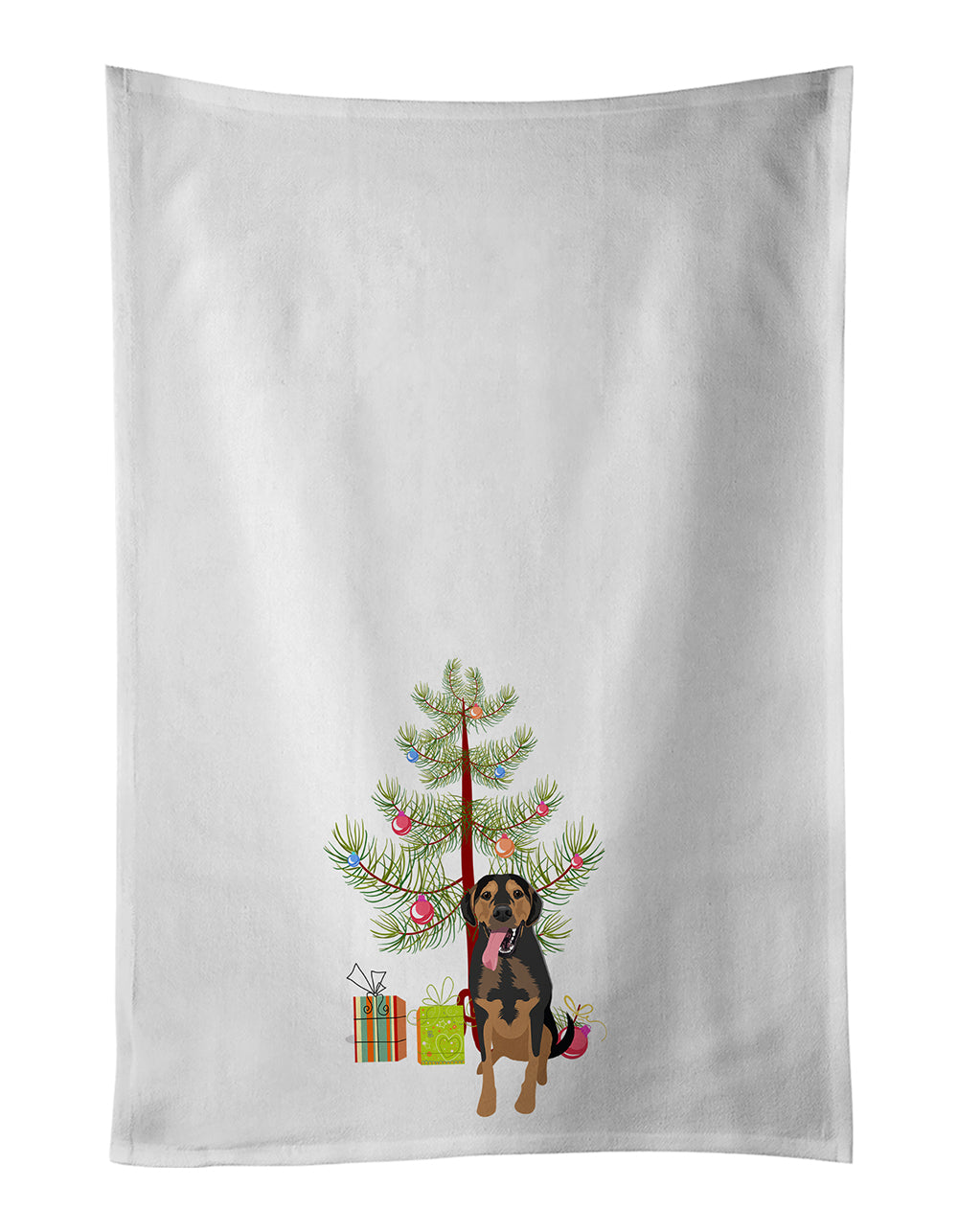 Buy this Rottweiler Black and Tan #4 Christmas Kitchen Towel Set of 2