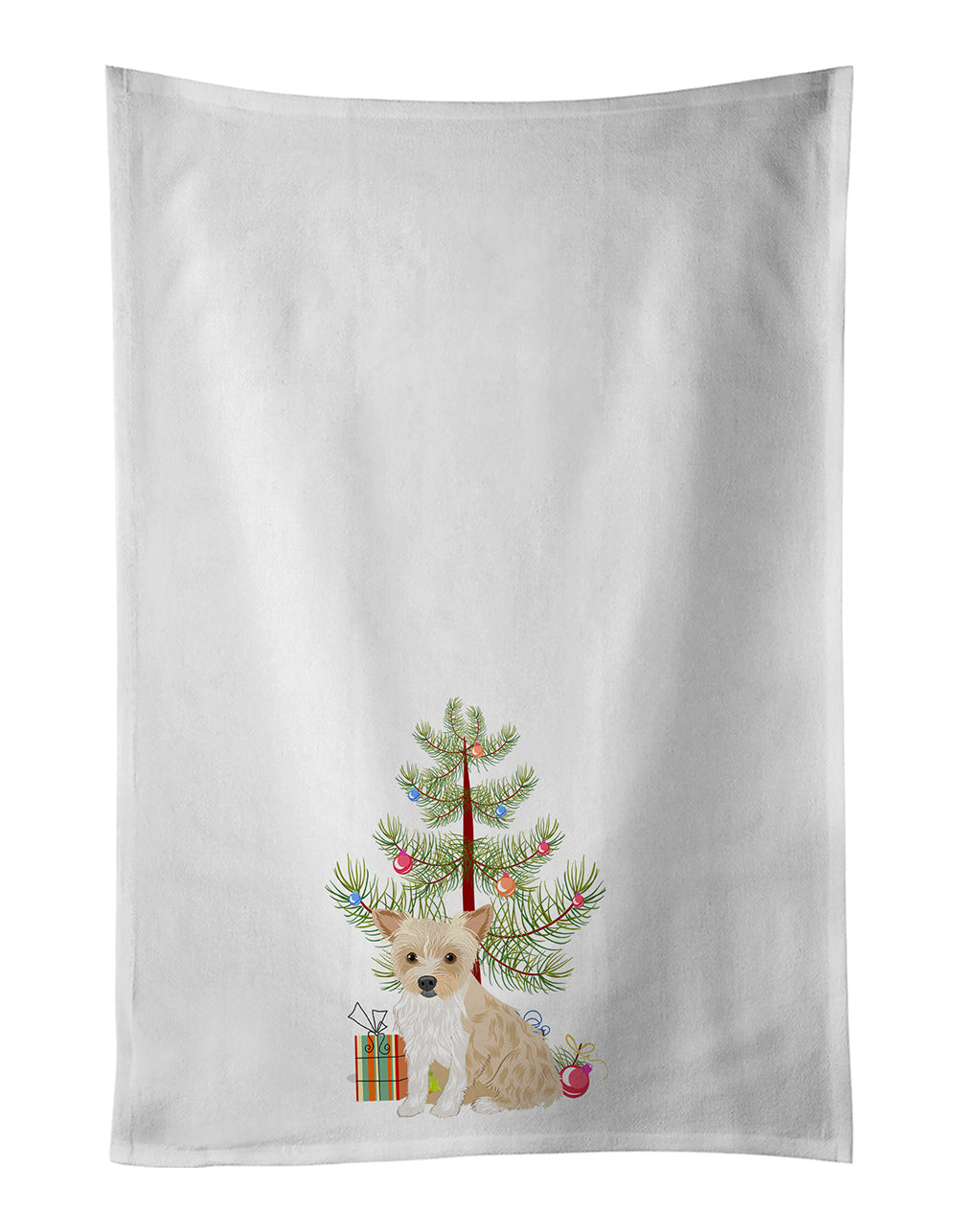 Buy this Yorkie Parti Christmas Kitchen Towel Set of 2