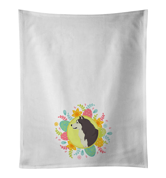 Buy this Alaskan Malamute Easter Kitchen Towel Set of 2