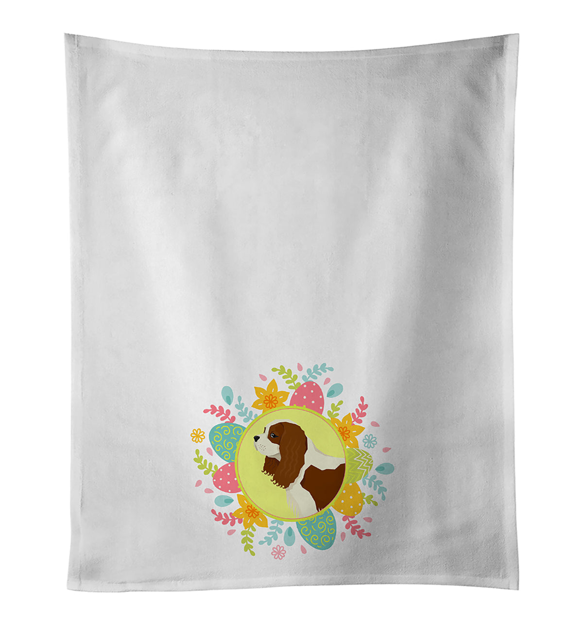 Buy this Cavalier Spaniel Easter Kitchen Towel Set of 2