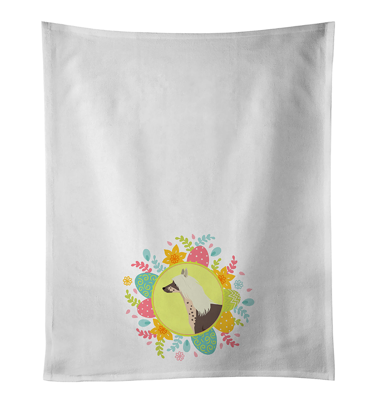 Buy this Chinese Crested Easter Kitchen Towel Set of 2