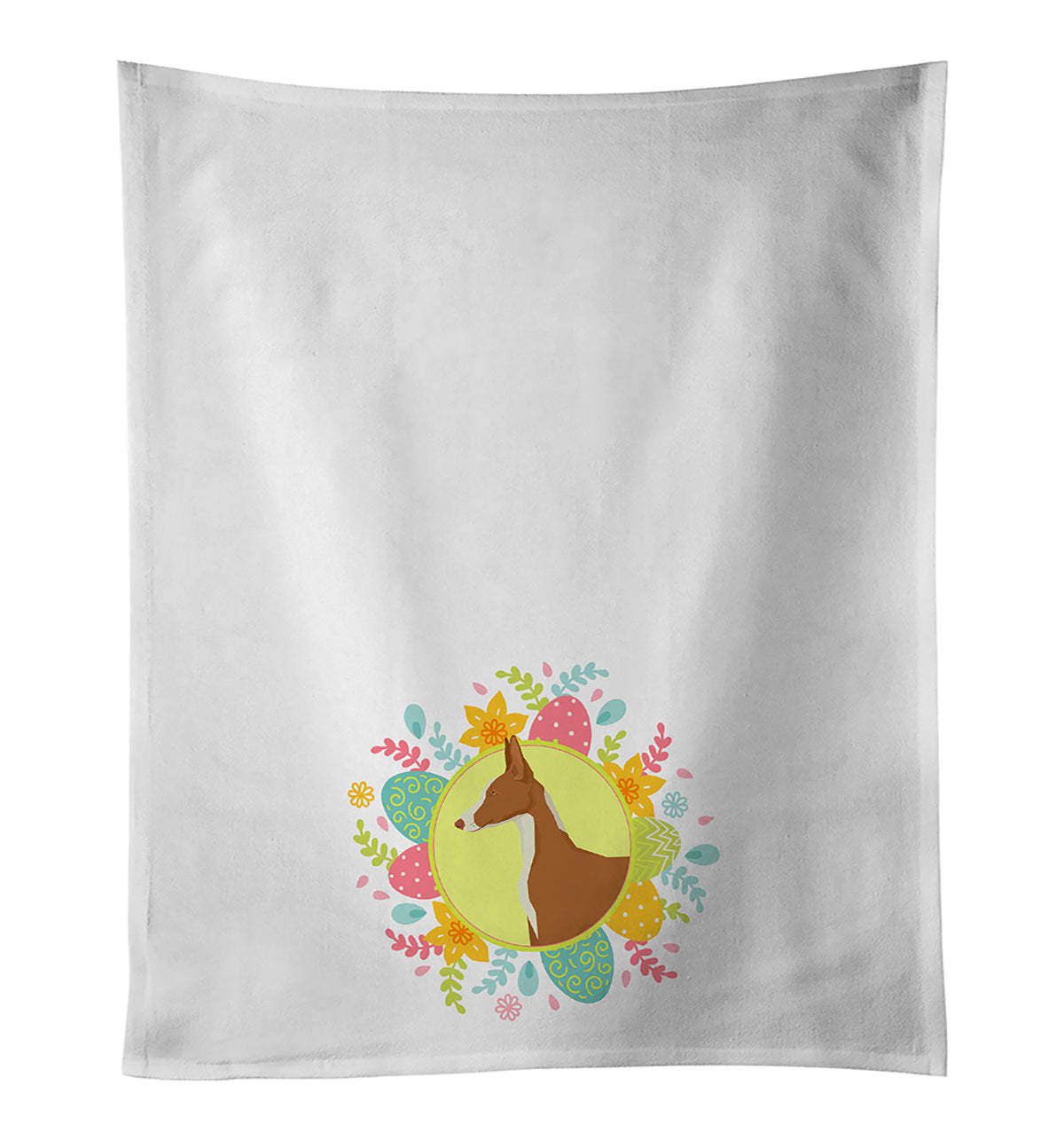 Buy this Ibizan Hound Easter Kitchen Towel Set of 2