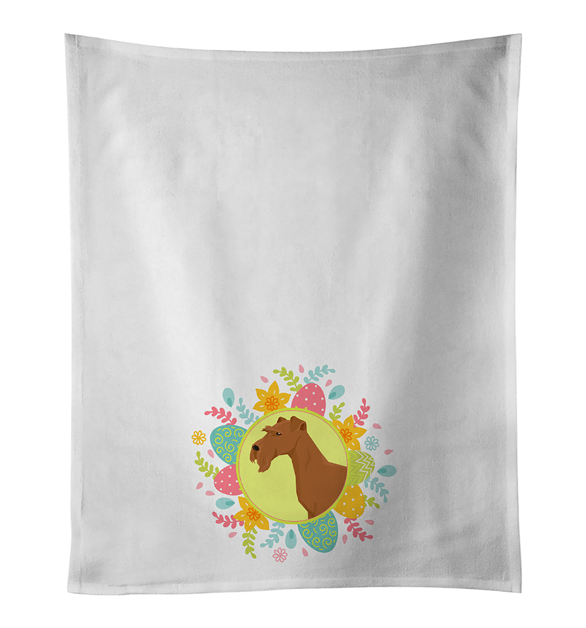 Buy this Irish Terrier Easter Kitchen Towel Set of 2