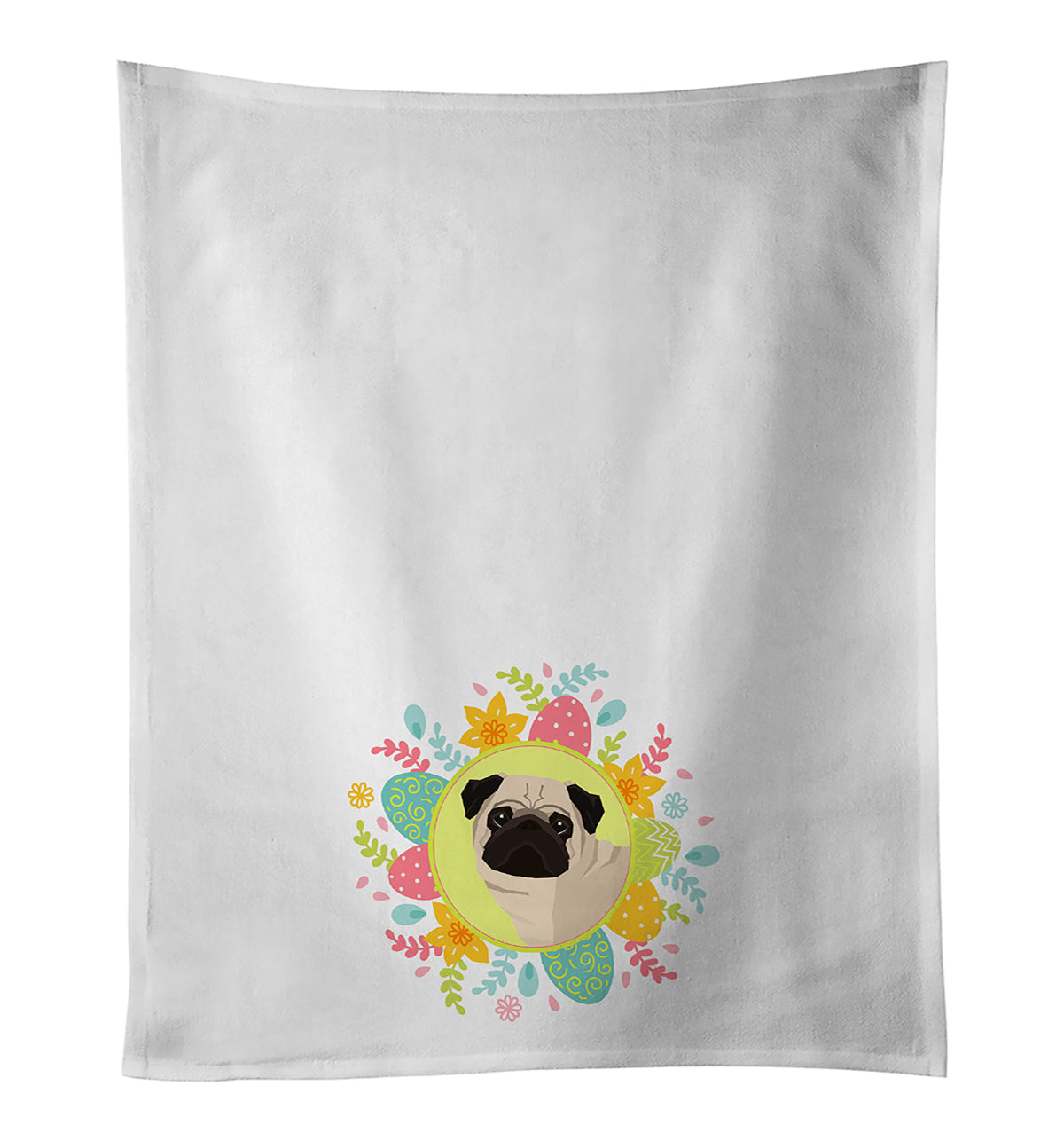 Buy this Pug Easter Kitchen Towel Set of 2