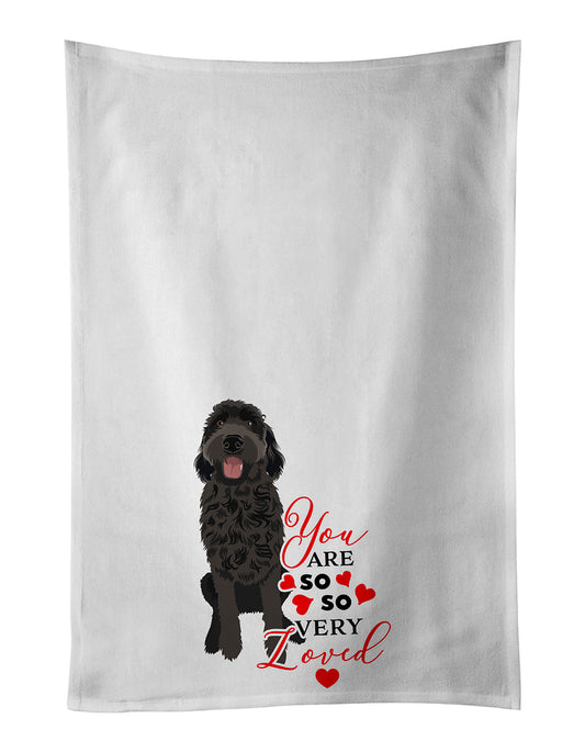 Buy this Doodle Black #1 so Loved Kitchen Towel Set of 2