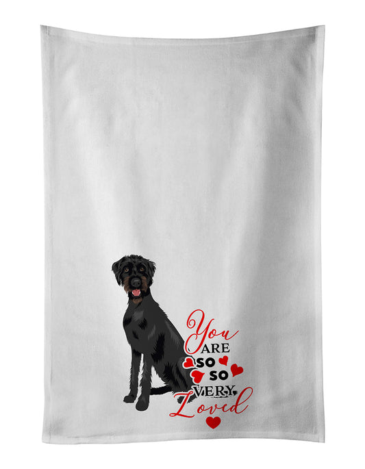 Buy this Doodle Black and Tan so Loved Kitchen Towel Set of 2