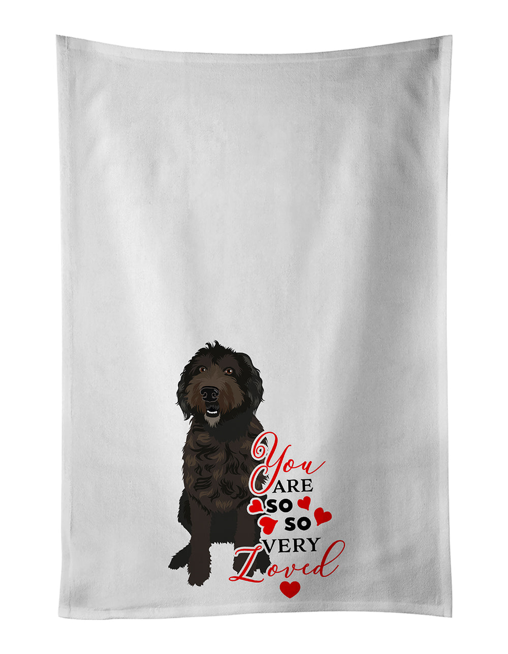 Buy this Doodle Chocolate #1 so Loved Kitchen Towel Set of 2
