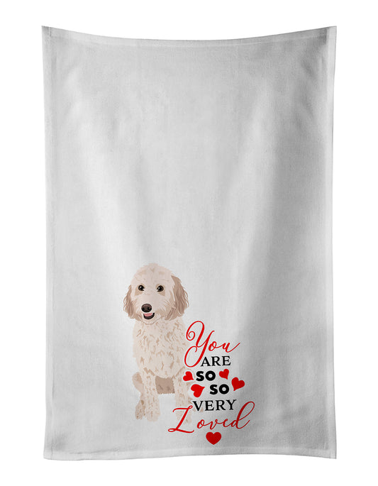 Buy this Doodle Cream #3 so Loved Kitchen Towel Set of 2
