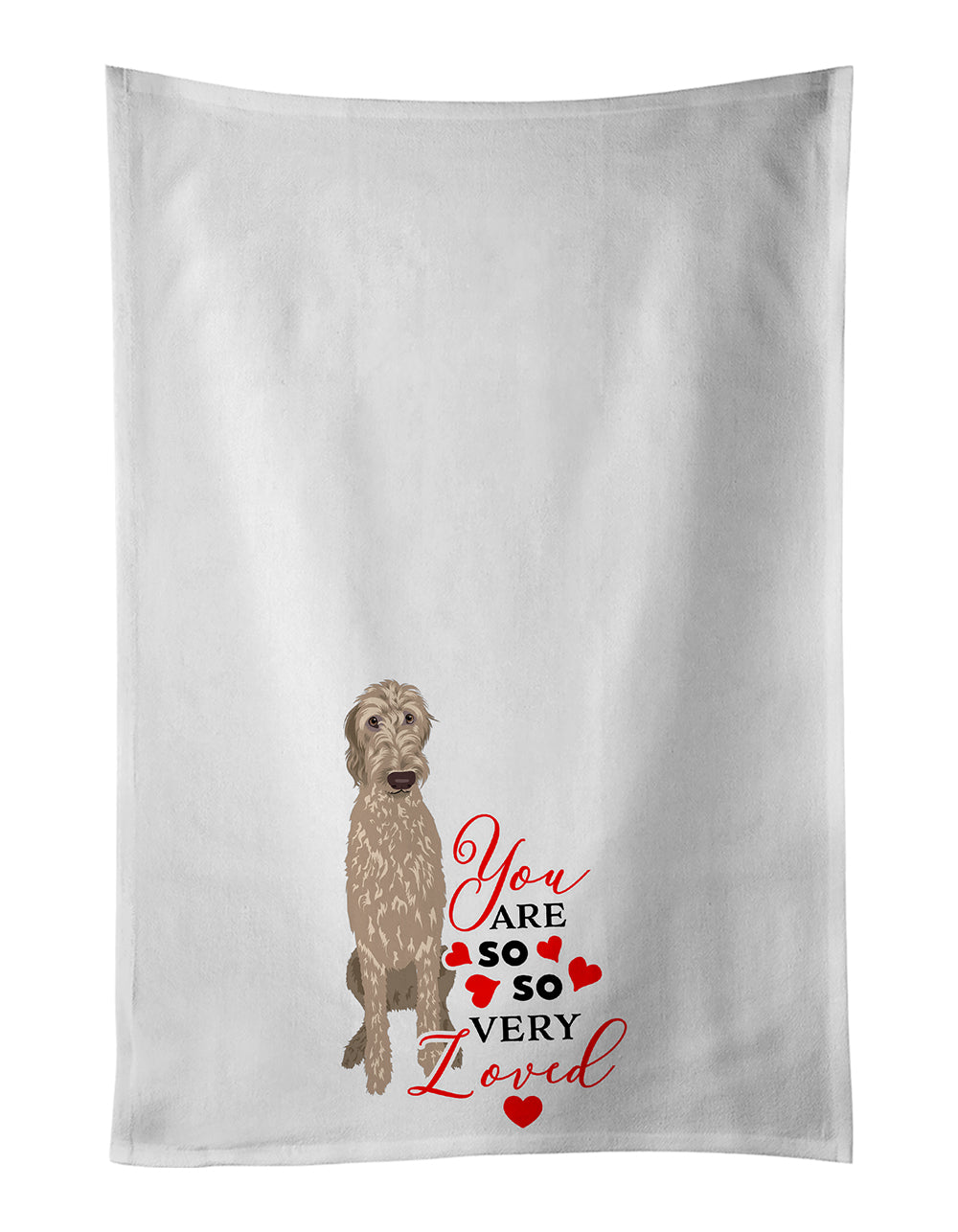 Buy this Doodle Fawn #4 so Loved Kitchen Towel Set of 2