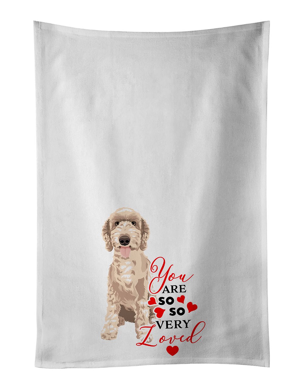 Buy this Doodle Fawn #5 so Loved Kitchen Towel Set of 2