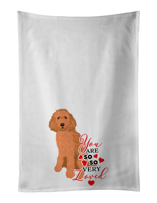 Buy this Doodle Red #1 so Loved Kitchen Towel Set of 2