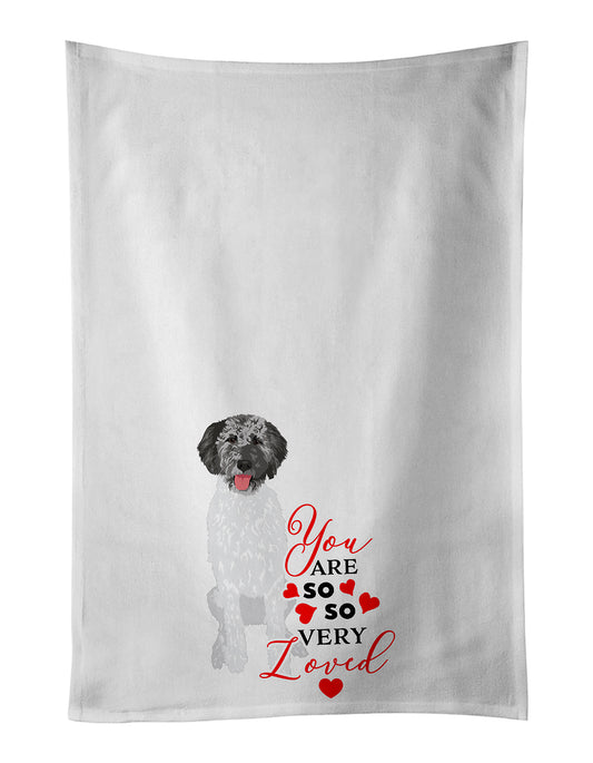 Buy this Doodle Silver #3 so Loved Kitchen Towel Set of 2