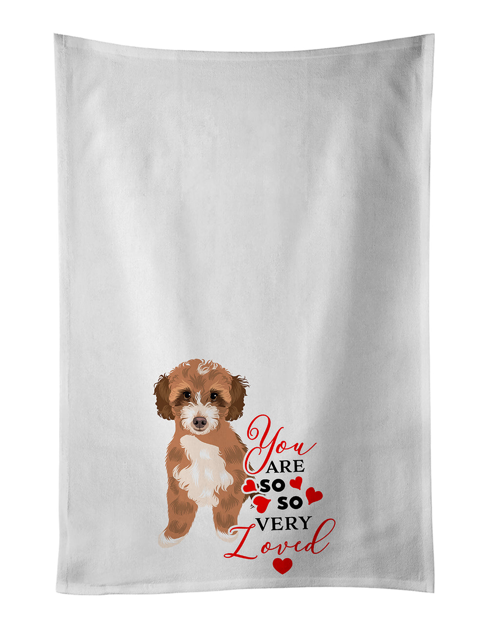 Buy this Doodle Tricolor #2 so Loved Kitchen Towel Set of 2