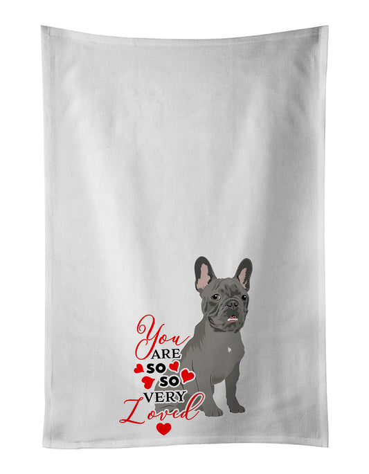 Buy this French Bulldog Blue so Loved Kitchen Towel Set of 2