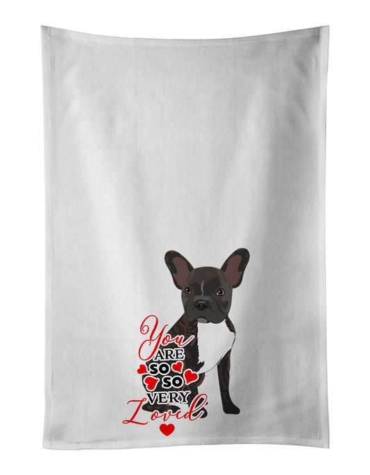 Buy this French Bulldog Brindle #2 so Loved Kitchen Towel Set of 2