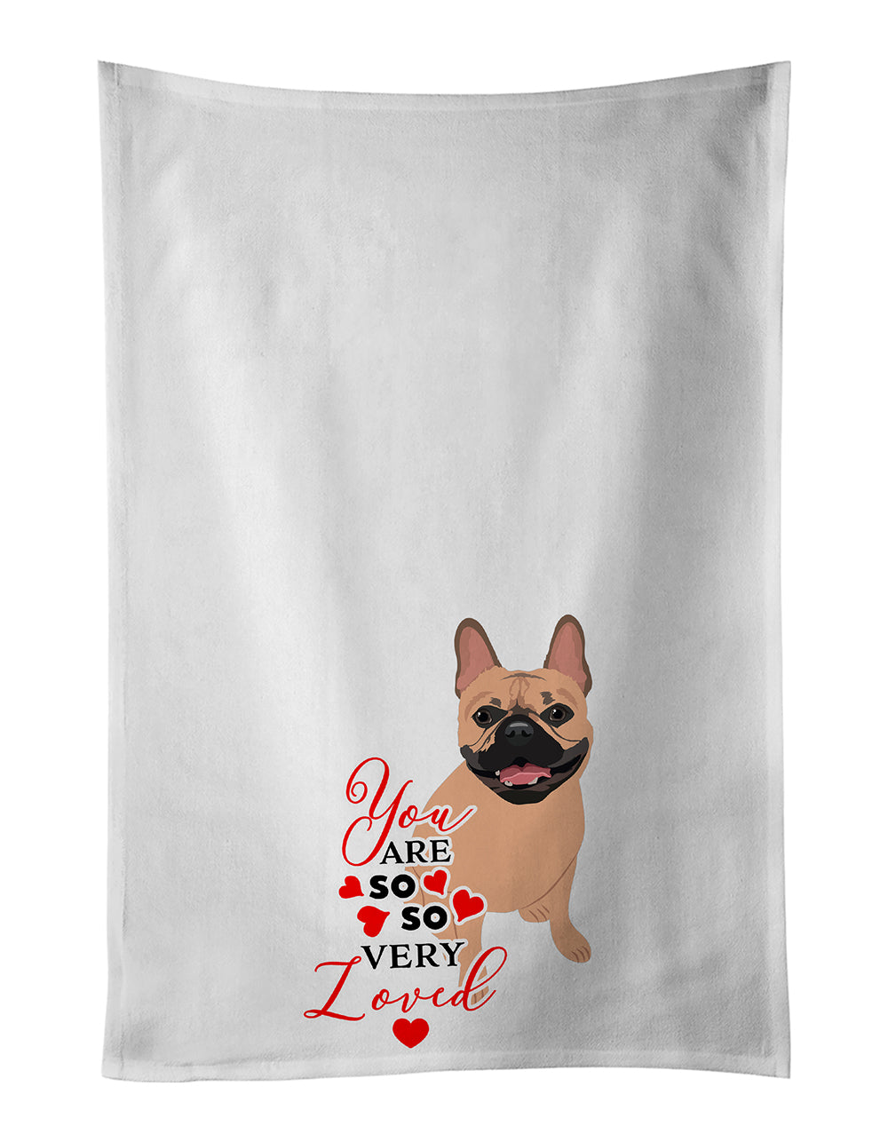 Buy this French Bulldog Fawn #2 so Loved Kitchen Towel Set of 2