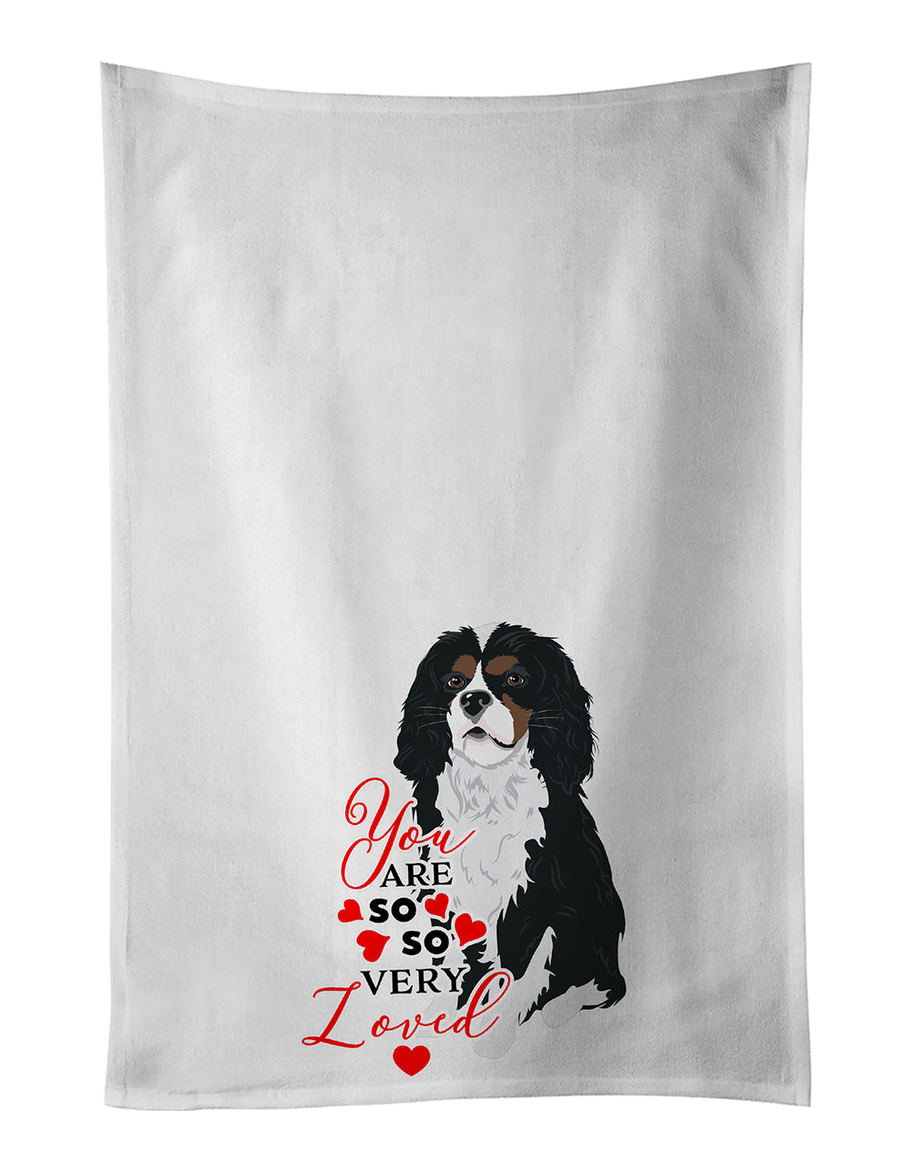 Buy this Cavalier King Charles Spaniel Tricolor #1 so Loved Kitchen Towel Set of 2