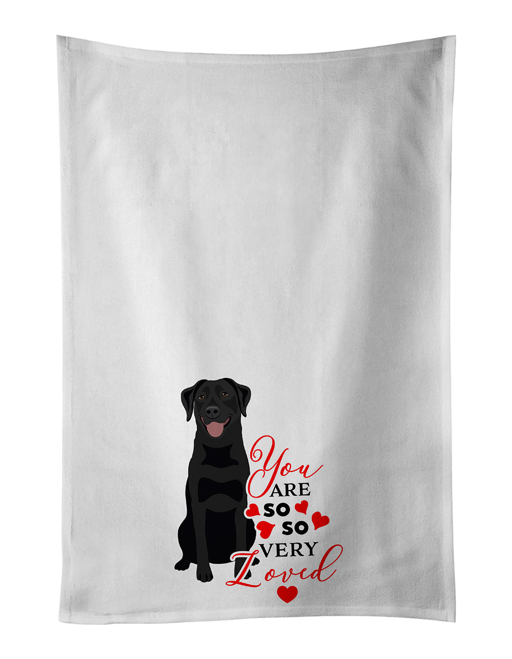 Buy this Labrador Retriever Black #1 so Loved Kitchen Towel Set of 2