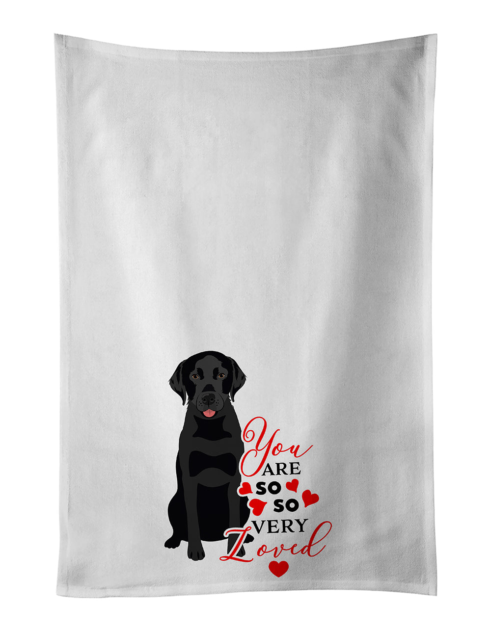 Buy this Labrador Retriever Black #3 so Loved Kitchen Towel Set of 2