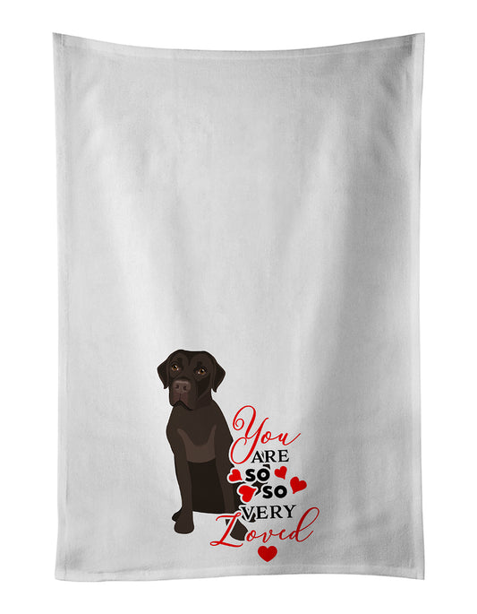 Buy this Labrador Retriever Chocolate #1 so Loved Kitchen Towel Set of 2