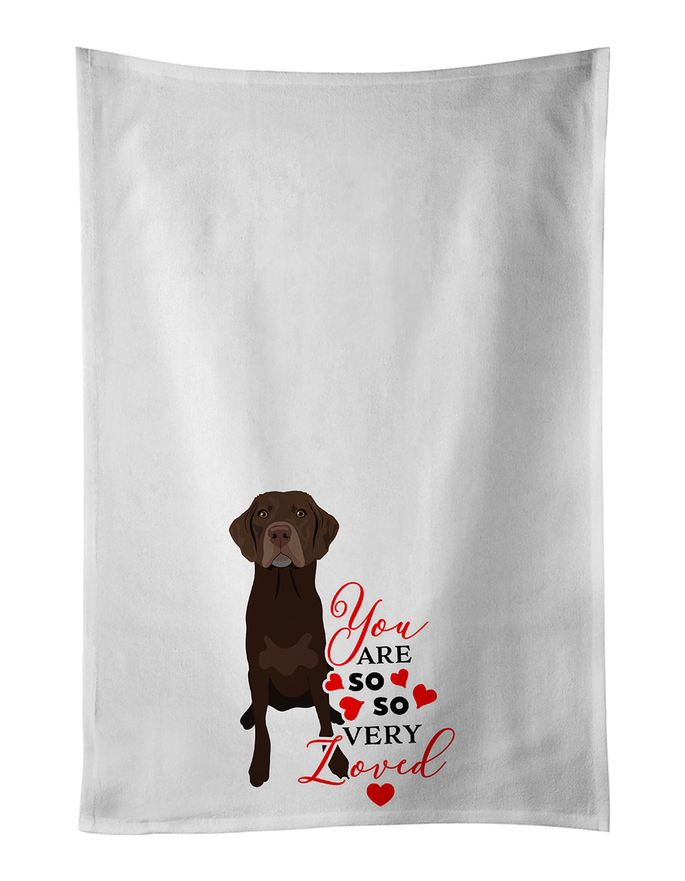 Buy this Labrador Retriever Chocolate #2 so Loved Kitchen Towel Set of 2