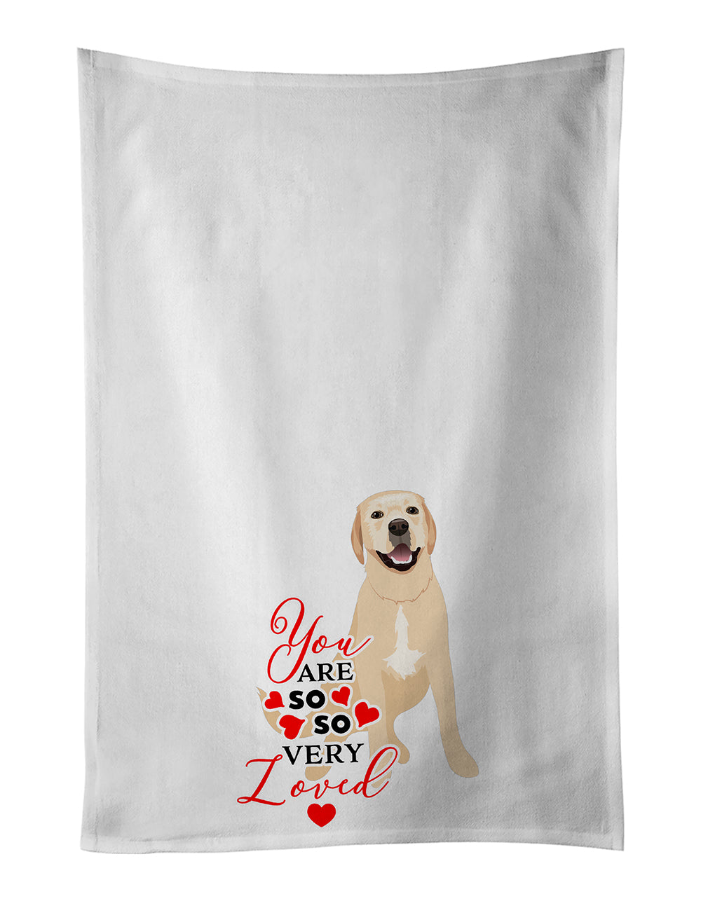 Buy this Labrador Retriever Yellow #2 so Loved Kitchen Towel Set of 2