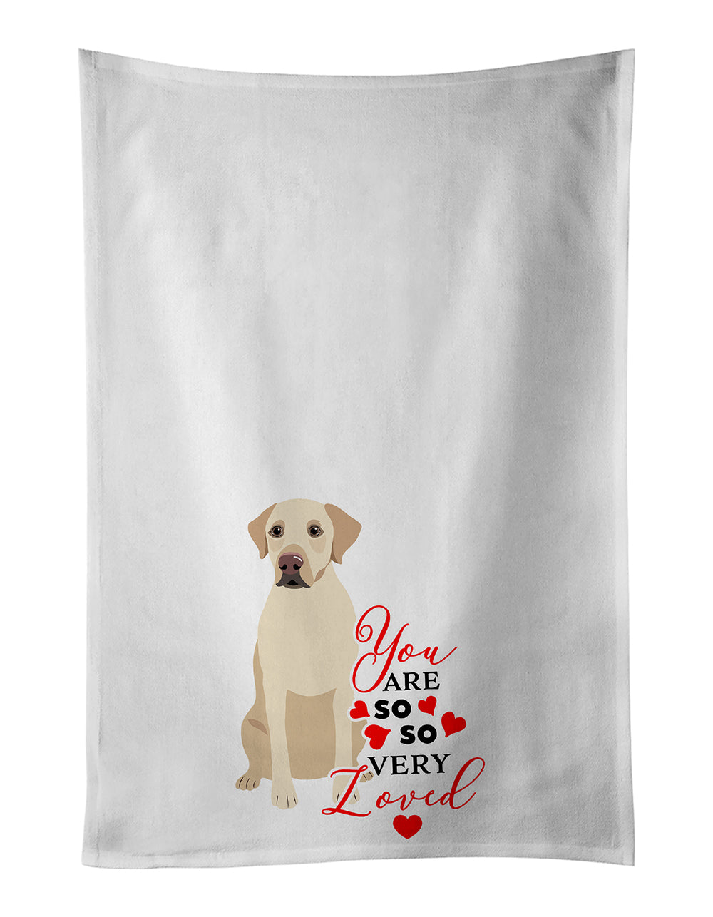 Buy this Labrador Retriever Yellow #3 so Loved Kitchen Towel Set of 2