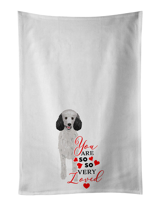 Buy this Poodle Standard Silver so Loved Kitchen Towel Set of 2