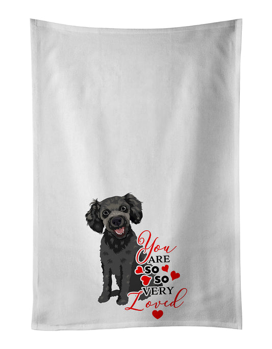 Buy this Poodle Toy Grey so Loved Kitchen Towel Set of 2