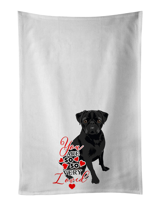 Buy this Pug Black #2 so Loved Kitchen Towel Set of 2