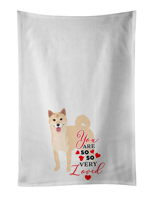 Buy this Shiba Inu Cream #1 so Loved Kitchen Towel Set of 2