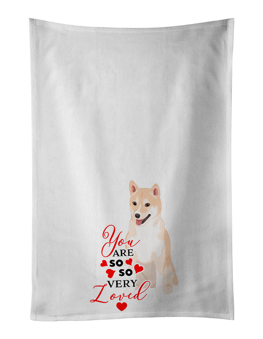 Buy this Shiba Inu Cream #2 so Loved Kitchen Towel Set of 2