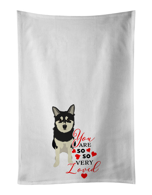 Buy this Shiba Inu Husky Mix so Loved Kitchen Towel Set of 2