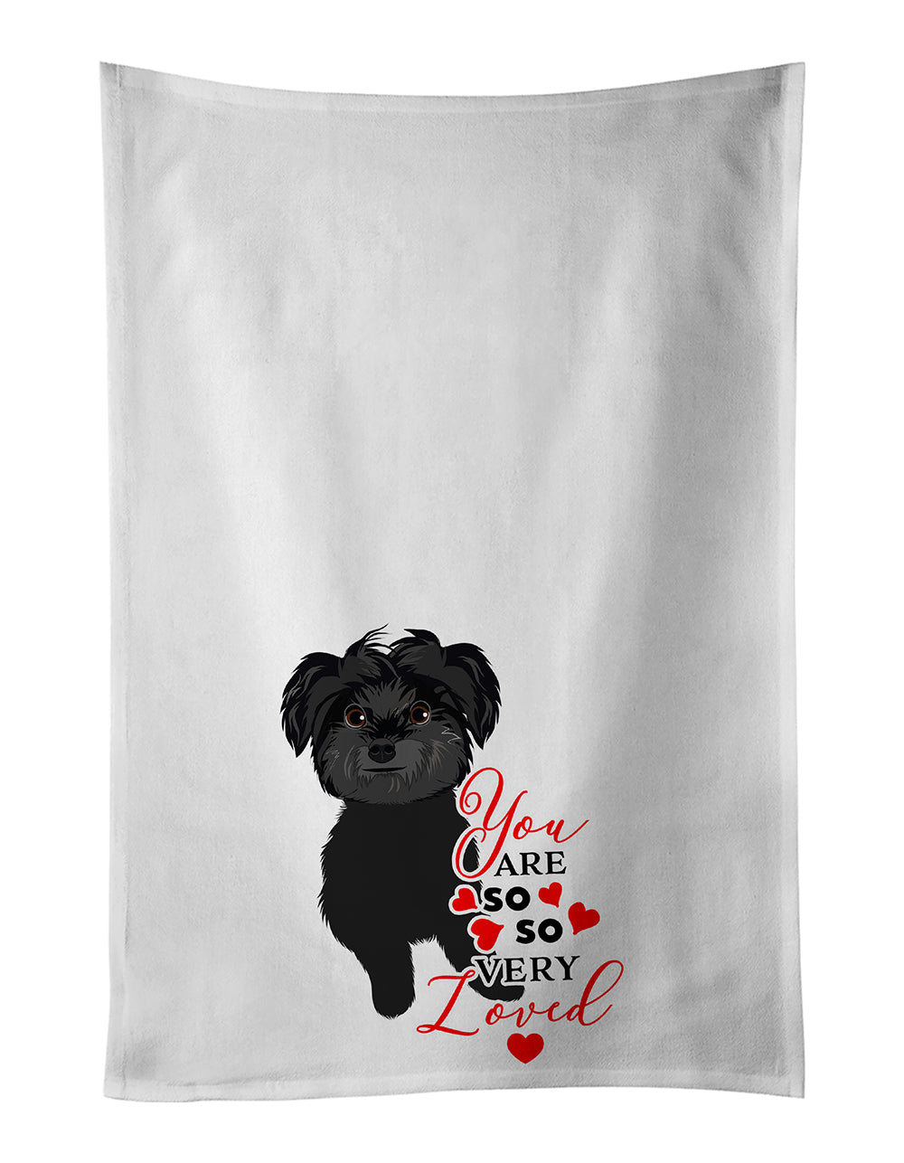 Buy this Shih-Tzu Black so Loved Kitchen Towel Set of 2